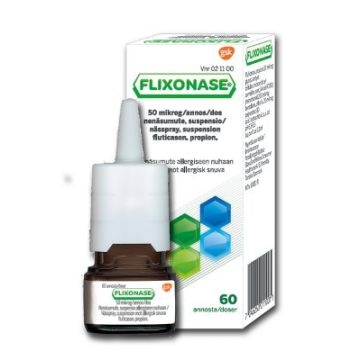 FLIXONASE 50 mikrog/annos nenäsumute, susp 60 annosta