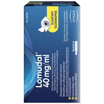 LOMUDAL 40 mg/ml silmätipat, liuos, kerta-annospakkaus 20x0,35 ml