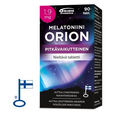 MELATONIINI ORION 1,9 MG PITKÄVAIK. 90 TABL