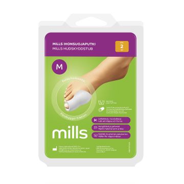 Mills Ihonsuojaputki varpaille, L 2 kpl