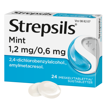 STREPSILS MINT 1,2/0,6 mg imeskelytabl 24 fol