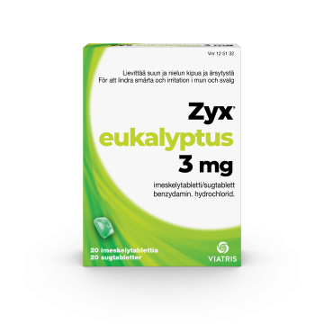 ZYX EUKALYPTUS 3 mg imeskelytabl 20 fol