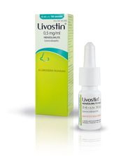 LIVOSTIN 0,5 mg/ml nenäsumute, susp 15 ml