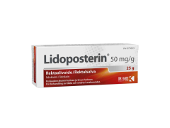 LIDOPOSTERIN 50 mg/g rektaalivoide (asetin)25 g