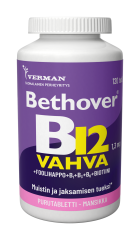 Bethover Strong B12 Mansikka 120 tabl