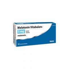 MELATONIN VITABALANS 5 mg tabl 10 fol