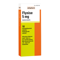 FLYNISE 5 mg tabl, kalvopääll 10 fol