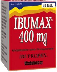 IBUMAX 400 mg tabl, kalvopääll 30 kpl