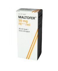 MALTOFER 50 mg/ml tipat, liuos 30 ml