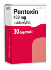 PENTOXIN 400 mg depottabl 100 fol
