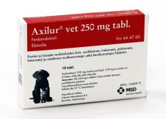 AXILUR 250 mg vet tabl 10 fol