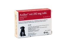 AXILUR 250 mg vet tabl 20 fol